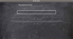 Desktop Screenshot of lbs-oberbayern.de